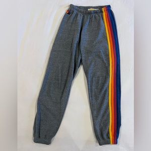 Aviator Nation 5 stripe sweatpants